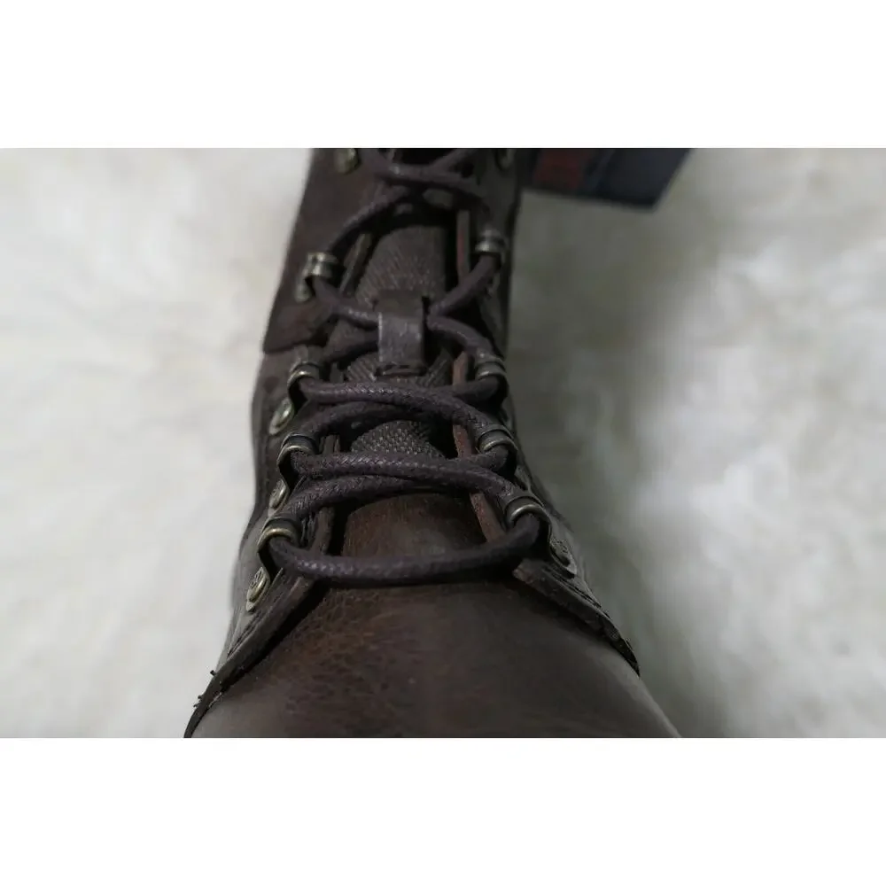 NWT Durango Drifter Womens 8" Coffee Brown Leather Military Size 9 Boots DRD0322 - Picture 8 of 16